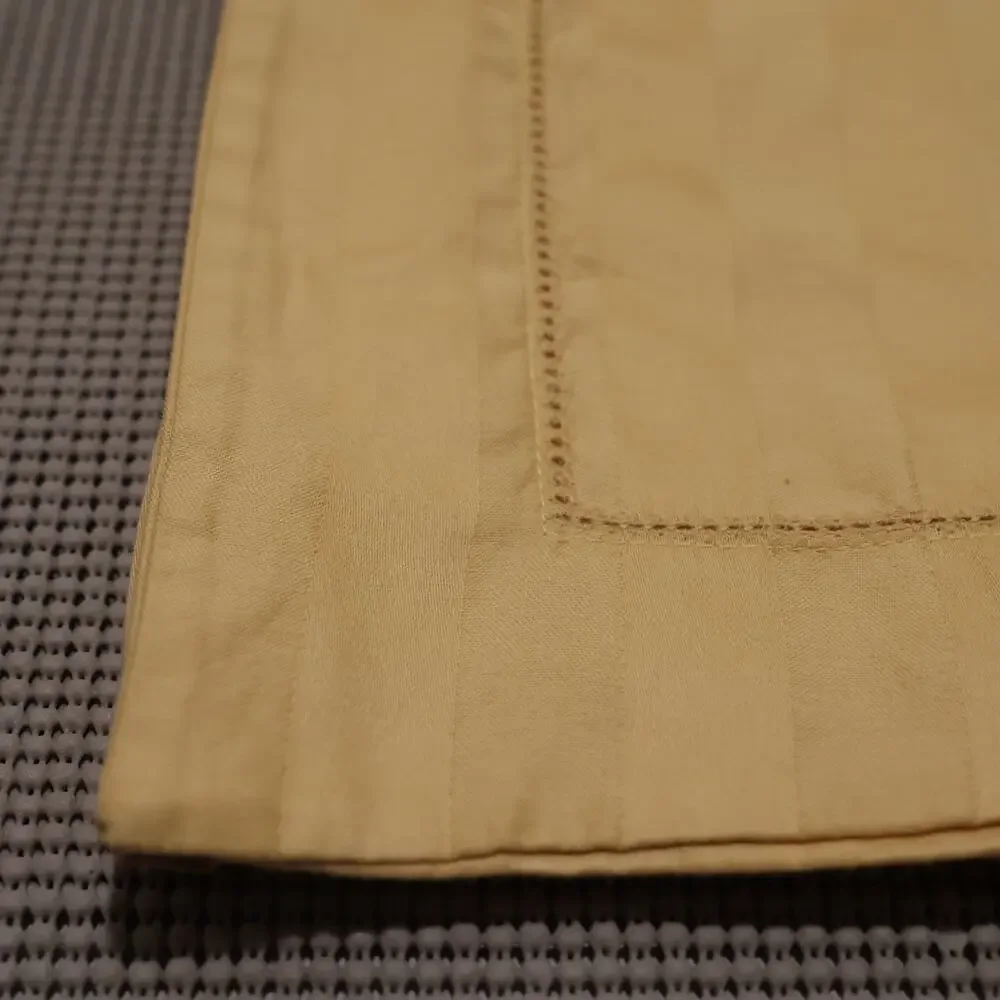 Charter Club EURO Pillowcase 100% Pima Cotton Striped Yellow Sham